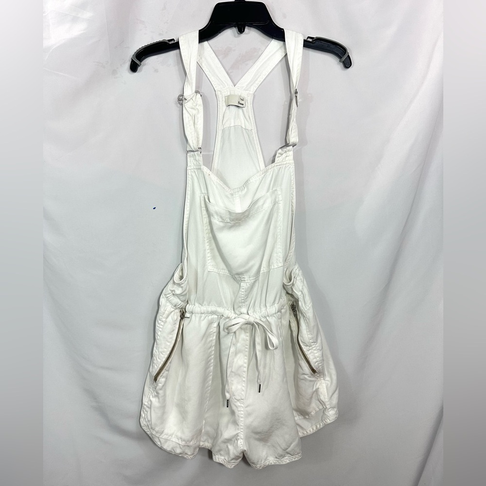 Aritzia Wilfred Free white Beatriz overall shorts size L